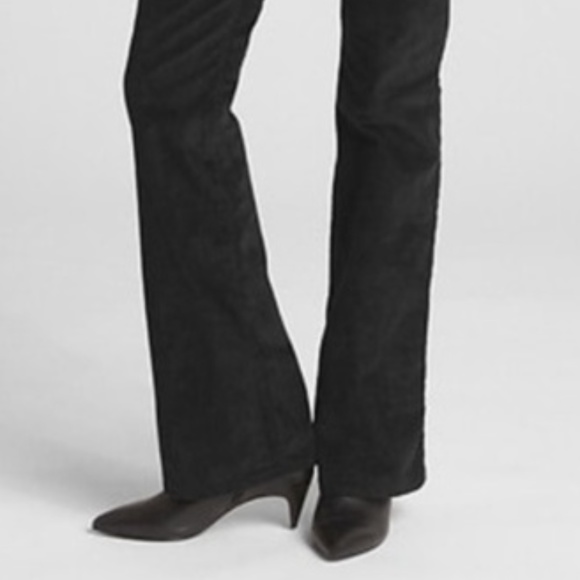 Gap 1969 Perfect Bootcut Corduroy Black Mid Rise Flare Baby Bell Pants 90's Y2K - Picture 6 of 11